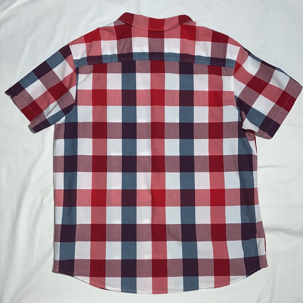 Columbia Sportswear Company Button Down Red White & Blue Big Check. XXL. - Picture 5 of 9